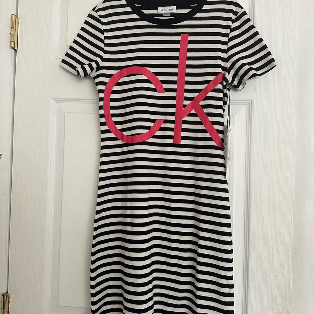 Calvin Klein Striped Dress